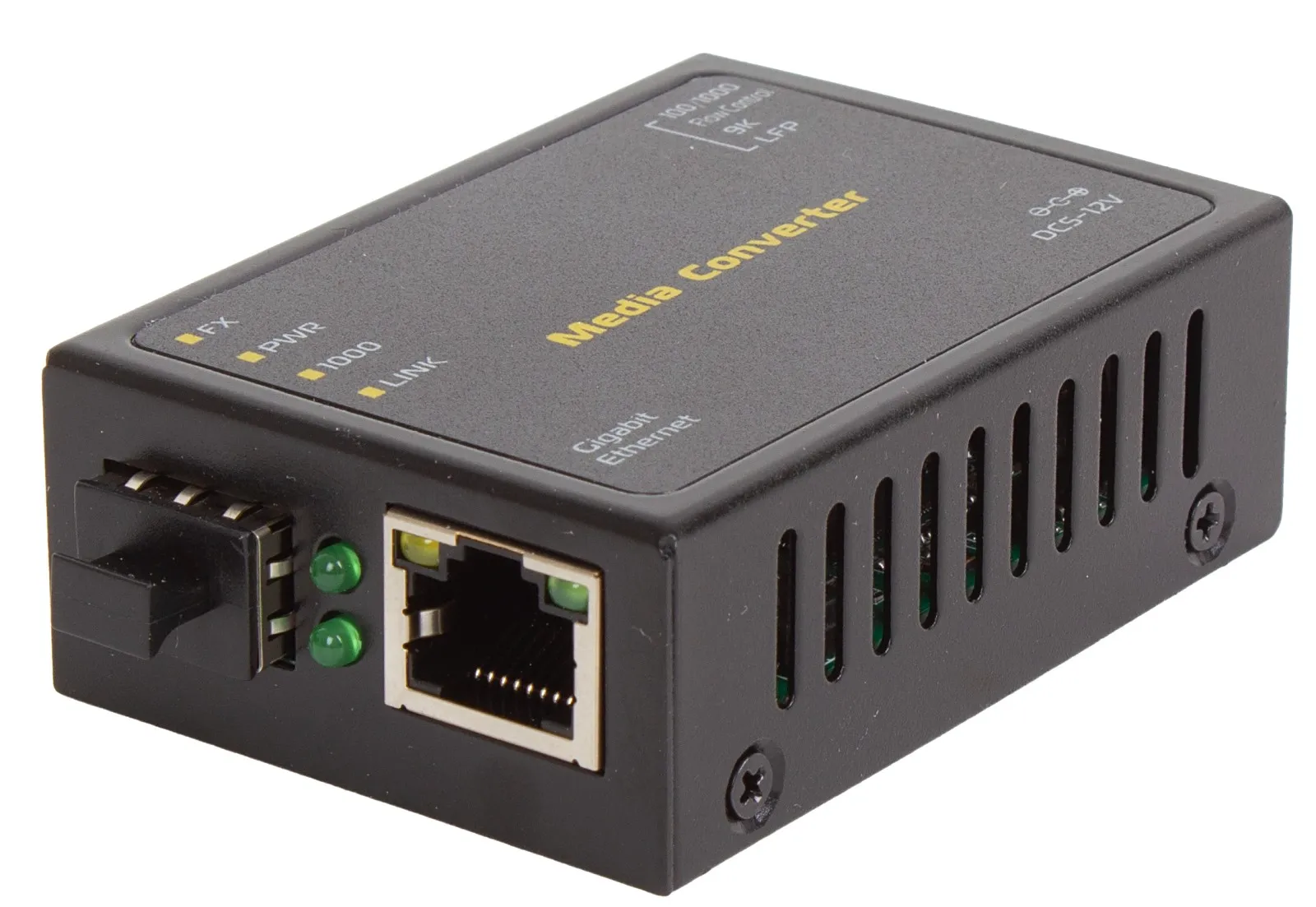 Мини-оптоволоконный медиаконвертер 1000Base-FX - 1000Base-TX Мини-оптоволоконный медиаконвертер 1000Base-FX - 1000Base-TX